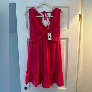 Brand new, medium, fuchsia pink dress